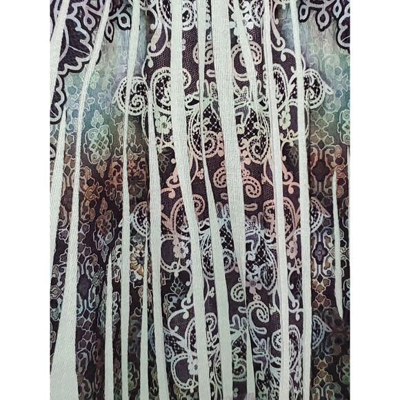 A Live and Let Live Women's Top Whimsigoth Fairy Celestial Paisley Sparkly L - Picture 12 of 13
